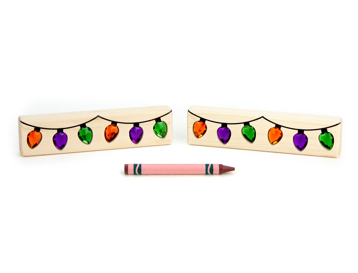 LIMITED! Halloween Lights 2 pc. Gem Block Set