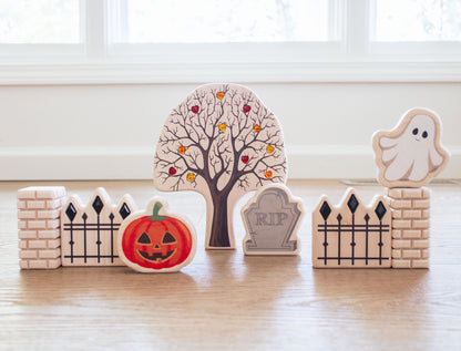 Clearance - Spooky Halloween 3 pc. Shape Block Set