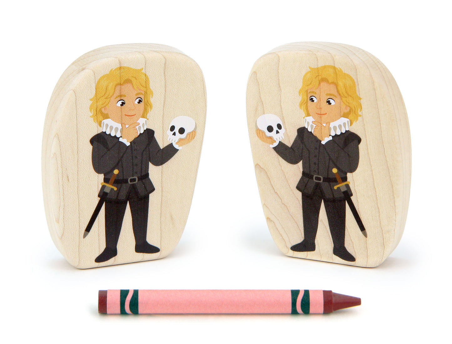 Hamlet - 3.25" Double-sided 1:24 Scale Maple Figure
