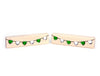 LIMITED! Green Heart Banner 2 pc. Gem Block Set