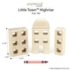 4 pc. Little Town Blocks Highrise Set