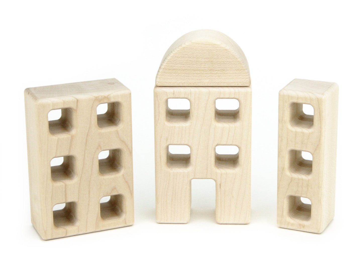 4 pc. Little Town Blocks Highrise Set