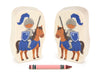 Blue Knight - Thick 5" Double-sided 1:24 Scale Maple Figure