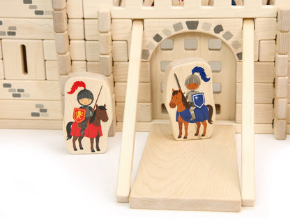 Blue Knight - Thick 5" Double-sided 1:24 Scale Maple Figure