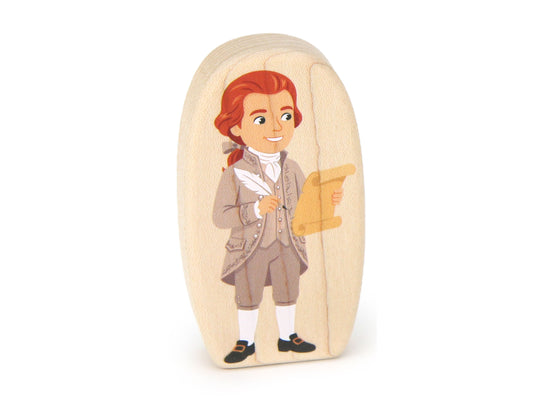 Thomas Jefferson - 3.25" Double-sided 1:24 Scale Maple Figure