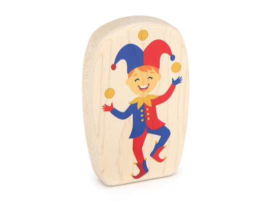 Jester - 3.75" Double-sided 1:24 Scale Maple Figure