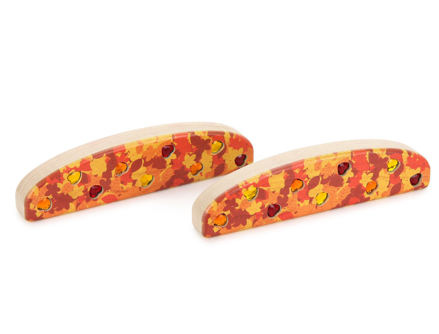LIMITED! Autumn Leaf Pile 2 pc. Gem Block Set