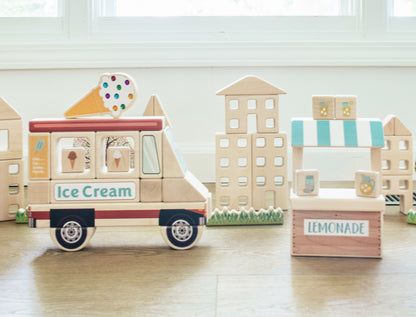 LIMITED! Lemonade Stand Maple Building Block Set