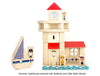 LIMITED! Summer Lighthouse 33 pc. Maple Building Block Set