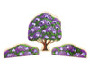 LIMITED! Lilac Bush 2 pc. Gem Block Set