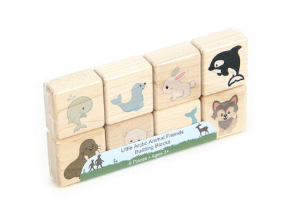 Little Arctic Animal Friends 8 pc. Building Block Set