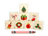 LIMITED! Little Christmas Morning 8 pc. Building Block Set