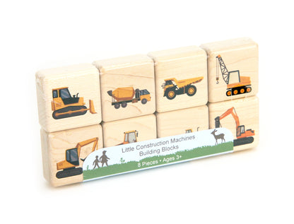 Little Construction Machines 8 pc. Building Block Set