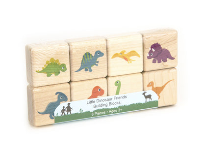Little Dinosaur Friends 8 pc. Building Block Set