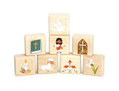 Little Easter 8 pc. Building Block Set