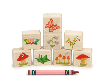 Little Faerie Garden 8 pc. Building Block Set