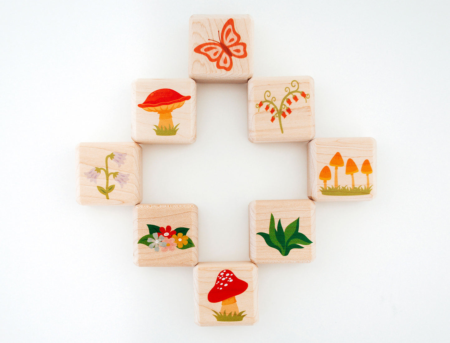 Little Faerie Garden 8 pc. Building Block Set