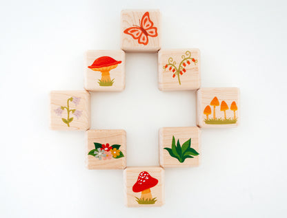Little Faerie Garden 8 pc. Building Block Set