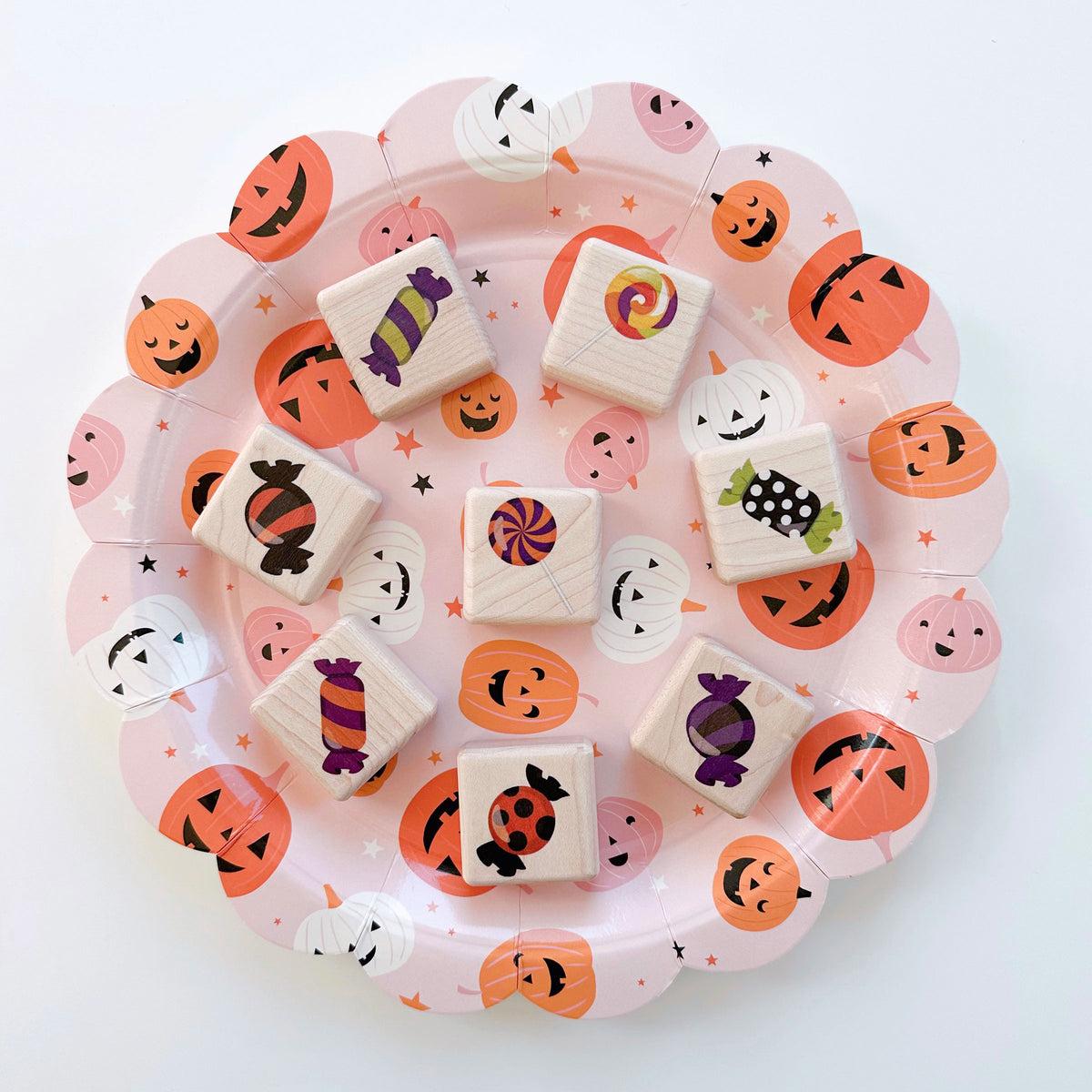 LIMITED! Little Halloween Treats 8 pc. Building Block Set