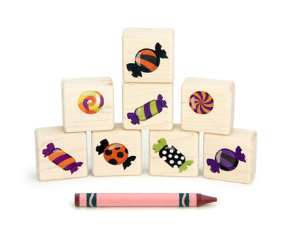 LIMITED! Little Halloween Treats 8 pc. Building Block Set