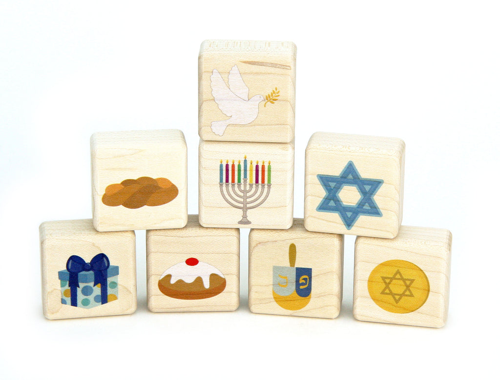LIMITED! Little Hanukkah 8 pc. Building Block Set
