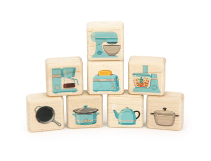 Little Kitchen Tools 8 pc. Building Block Set