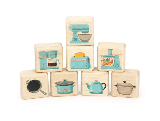 Little Kitchen Tools 8 pc. Building Block Set