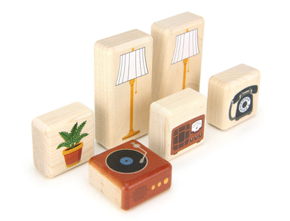 Little Living Room 6 pc. Building Block Set
