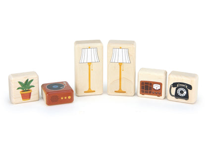 Little Living Room 6 pc. Building Block Set