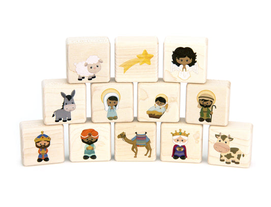 Little Nativity 12 pc. Building Block Set