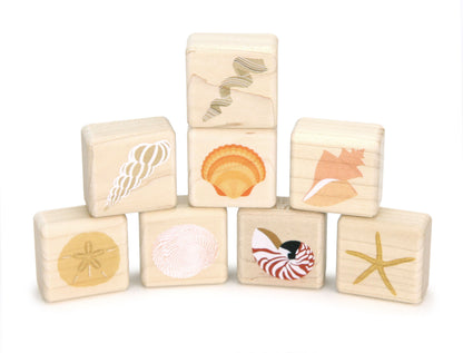 LIMITED! Little Seashells 8 pc. Building Block Set
