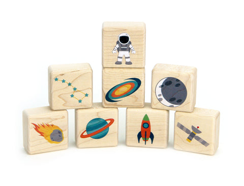 Little Space Explorers 8 pc. Building Block Set