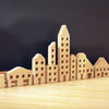 4 pc. Little Town Blocks Skyscraper Set