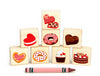 LIMITED! Little Valentine Treats 8 pc. Building Block Set