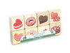 LIMITED! Little Valentine Treats 8 pc. Building Block Set