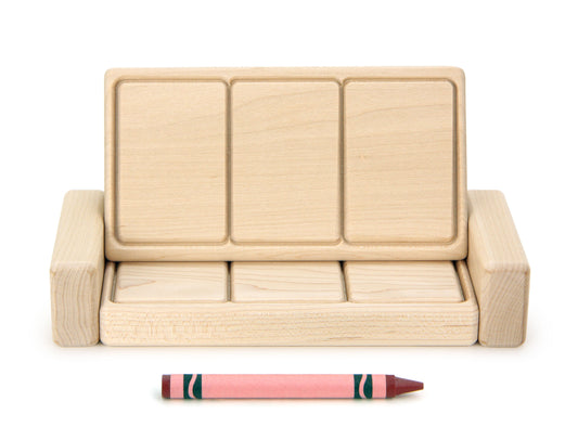 Couch - Natural - 1:12 Scale Furniture Solid Maple Blocks