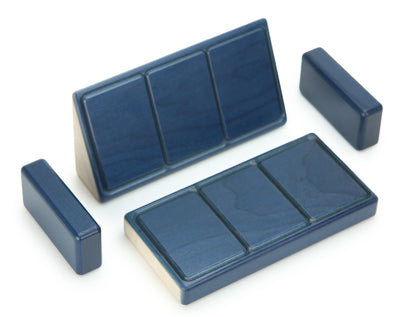 Couch - Navy - 1:12 Scale Furniture Solid Maple Blocks