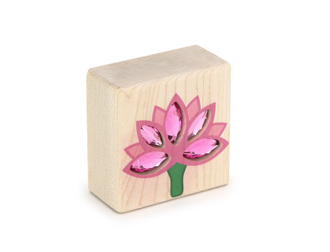 LIMITED! Pink Lotus Flower Gem Block