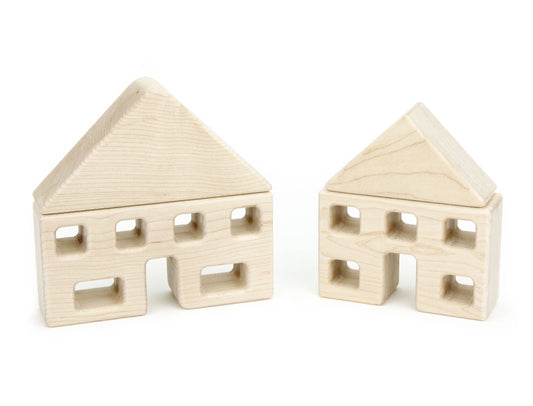 4 pc. Little Town Blocks Main Street Set