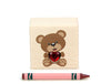 Brown Bear Valentine Message Block