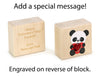 Panda Bear Valentine Message Block