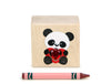 Panda Bear Valentine Message Block