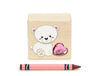 Polar Bear Valentine Message Block
