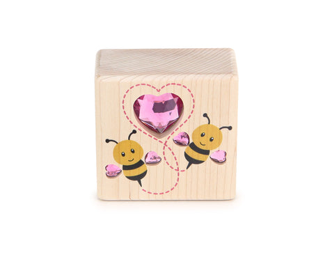 Little Bees Love Bug Message Block