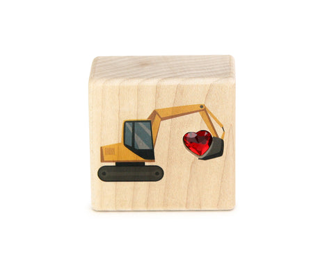 Excavator Valentine Machine Message Block