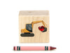 Excavator Valentine Machine Message Block