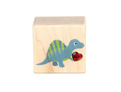 "Spiny" the Love-a-saurus Message Block