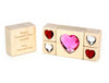 LIMITED! 5 pc. Pink Heart Gem Message Blocks