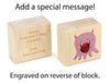 "Hinkley" the Love Monster Message Block