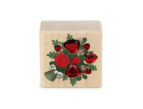 Rose Bouquet Message Block